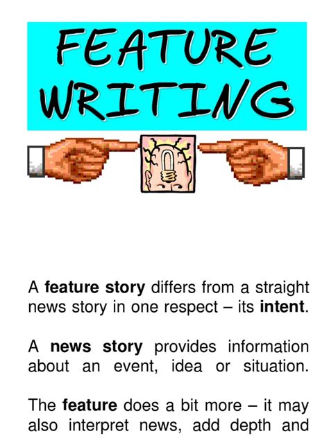 (PPT) FEATURE WRITING 2 .